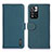 Leather Case Stands Flip Cover Holder B01H for Xiaomi Redmi Note 11 Pro+ Plus 5G Green