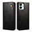 Leather Case Stands Flip Cover Holder B01S for Huawei Honor 80 SE 5G Black