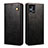 Leather Case Stands Flip Cover Holder B01S for Oppo Reno7 4G Black