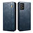 Leather Case Stands Flip Cover Holder B01S for Samsung Galaxy A33 5G Blue