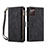 Leather Case Stands Flip Cover Holder B01S for Samsung Galaxy Note 20 5G Black