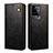 Leather Case Stands Flip Cover Holder B01S for Vivo iQOO 11 5G Black