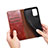 Leather Case Stands Flip Cover Holder B01S for Vivo T1 5G India