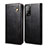 Leather Case Stands Flip Cover Holder B01S for Xiaomi Redmi K30S 5G Black
