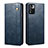 Leather Case Stands Flip Cover Holder B01S for Xiaomi Redmi Note 11 Pro+ Plus 5G Blue