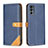 Leather Case Stands Flip Cover Holder B02F for Motorola Moto G62 5G