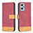 Leather Case Stands Flip Cover Holder B02F for Realme 9i 4G