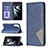 Leather Case Stands Flip Cover Holder B02F for Samsung Galaxy S23 Plus 5G