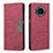 Leather Case Stands Flip Cover Holder B02F for Xiaomi Mi 10i 5G Red