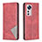 Leather Case Stands Flip Cover Holder B02F for Xiaomi Mi 12S 5G Red