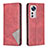 Leather Case Stands Flip Cover Holder B02F for Xiaomi Mi 12X 5G Red