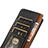Leather Case Stands Flip Cover Holder B02H for Motorola Moto Edge 20 5G