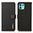 Leather Case Stands Flip Cover Holder B02H for Motorola Moto Edge 20 Lite 5G Black