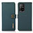 Leather Case Stands Flip Cover Holder B02H for Oppo A94 4G Green