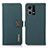 Leather Case Stands Flip Cover Holder B02H for Oppo F21 Pro 4G Green