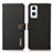 Leather Case Stands Flip Cover Holder B02H for Oppo Reno8 Z 5G Black