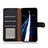 Leather Case Stands Flip Cover Holder B02H for Samsung Galaxy S21 Ultra 5G