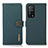 Leather Case Stands Flip Cover Holder B02H for Xiaomi Mi 10T Pro 5G Green