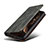 Leather Case Stands Flip Cover Holder B02S for Samsung Galaxy A72 5G