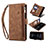 Leather Case Stands Flip Cover Holder B02S for Samsung Galaxy S20 FE 5G