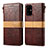 Leather Case Stands Flip Cover Holder B02S for Samsung Galaxy S20 Plus 5G