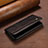 Leather Case Stands Flip Cover Holder B02S for Xiaomi Mi Mix 4 5G Black