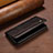 Leather Case Stands Flip Cover Holder B02S for Xiaomi Redmi Note 11 Pro 4G Black