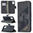 Leather Case Stands Flip Cover Holder B03F for Samsung Galaxy A71 5G