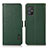 Leather Case Stands Flip Cover Holder B03H for Asus Zenfone 8 ZS590KS Green