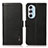 Leather Case Stands Flip Cover Holder B03H for Motorola Moto Edge Plus (2022) 5G Black