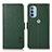 Leather Case Stands Flip Cover Holder B03H for Motorola Moto G41