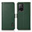 Leather Case Stands Flip Cover Holder B03H for Oppo A94 4G Green