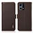 Leather Case Stands Flip Cover Holder B03H for Oppo F21 Pro 4G