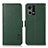 Leather Case Stands Flip Cover Holder B03H for Oppo F21s Pro 4G Green
