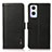 Leather Case Stands Flip Cover Holder B03H for Oppo F21s Pro 5G Black