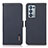 Leather Case Stands Flip Cover Holder B03H for Oppo Reno6 Pro 5G Blue