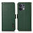 Leather Case Stands Flip Cover Holder B03H for Oppo Reno8 Pro 5G Green