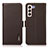Leather Case Stands Flip Cover Holder B03H for Samsung Galaxy S25 5G