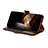 Leather Case Stands Flip Cover Holder B03H for Samsung Galaxy S25 5G