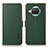 Leather Case Stands Flip Cover Holder B03H for Xiaomi Mi 10i 5G Green