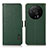 Leather Case Stands Flip Cover Holder B03H for Xiaomi Mi 12S Ultra 5G Green