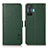 Leather Case Stands Flip Cover Holder B03H for Xiaomi Poco F4 GT 5G Green