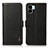 Leather Case Stands Flip Cover Holder B03H for Xiaomi Redmi A1 Black