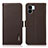 Leather Case Stands Flip Cover Holder B03H for Xiaomi Redmi A1 Brown