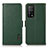 Leather Case Stands Flip Cover Holder B03H for Xiaomi Redmi K30S 5G Green