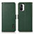 Leather Case Stands Flip Cover Holder B03H for Xiaomi Redmi K40 Pro 5G Green