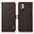 Leather Case Stands Flip Cover Holder B03H for Xiaomi Redmi Note 11 SE 5G