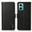 Leather Case Stands Flip Cover Holder B03H for Xiaomi Redmi Note 11E 5G Black