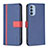 Leather Case Stands Flip Cover Holder B04F for Motorola Moto G31