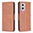 Leather Case Stands Flip Cover Holder B04F for OnePlus Nord N20 5G